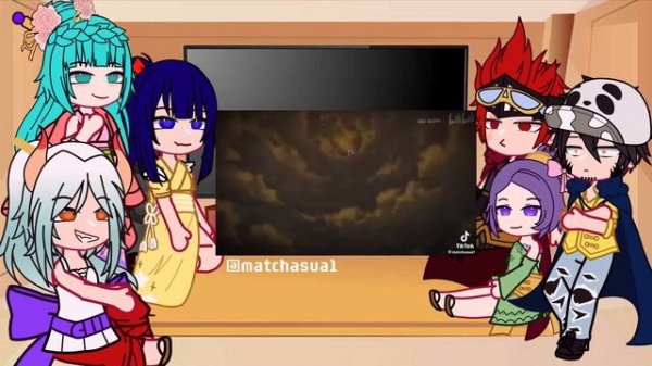 Wano Characters React To Luffy  One Piece || Gacha React || Gear 5 (Repost)