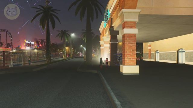 Cities: Skylines - Sightseeing bus in the sleepless beautiful city! | SanLuLu смотреть онлайн