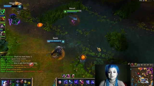 Jinx playing League of Legends смотреть онлайн