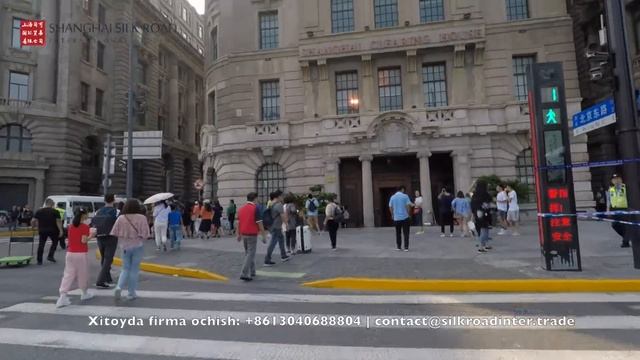 [UZB] Шанхайнинг Вайтань қисми - Хуангпу дарёси - Шанхай Текстиль Бозори смотреть онлайн