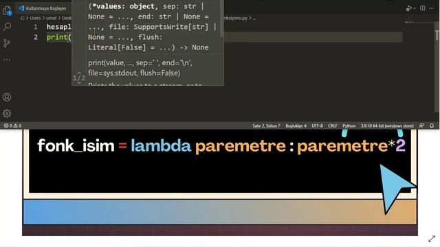 python Dersleri #23 lamda смотреть онлайн