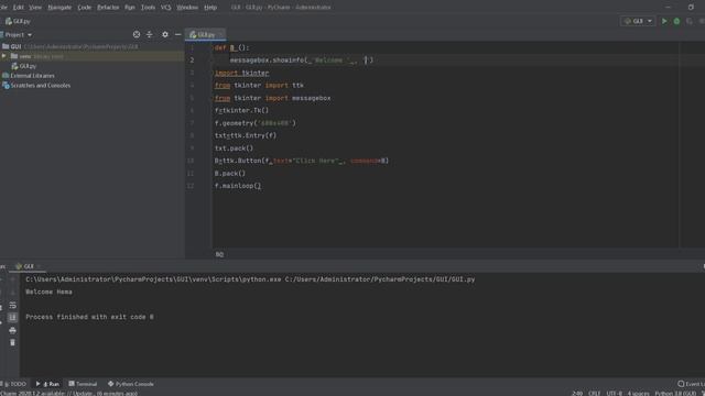 #21 Python GUI | message box form tkinter смотреть онлайн