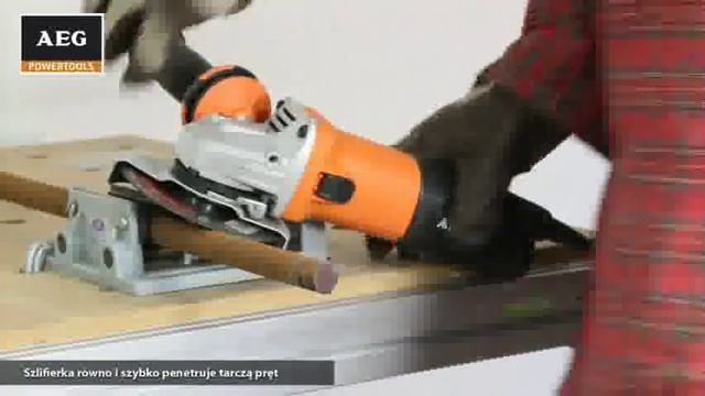 Test małych szlifierek kątowych AEG (WS 12-125 XE) смотреть онлайн