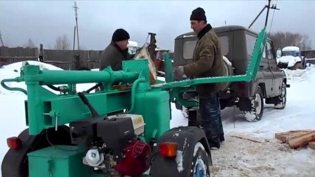 Дровокол в работе! Прощай колун! смотреть онлайн