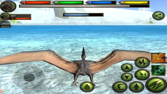 Pterodactyl Survival Simulator Be a Flying Dinosaur, Ultimate Dinosaur Simulator, смотреть онлайн
