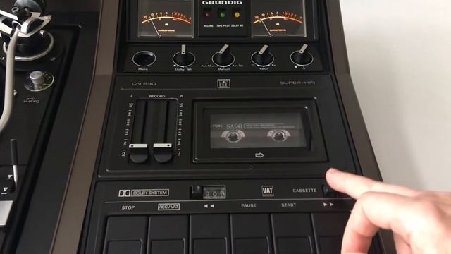 Part 2: Grundig Studio RPC 500C "Super HiFi" -Tape deck demo (Playback + Recording) смотреть онлайн