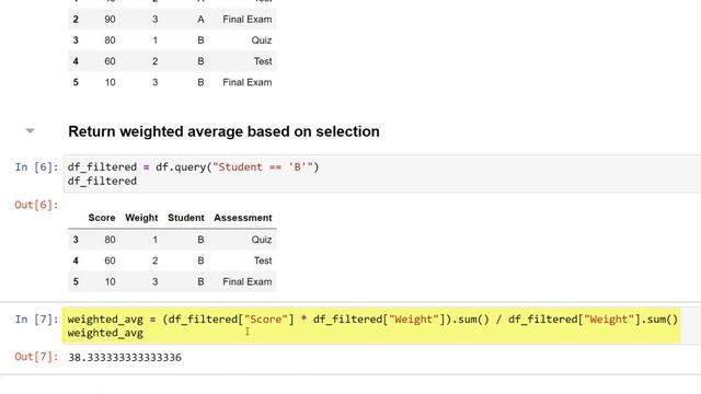 Weighted Average Calculation in Pandas смотреть онлайн