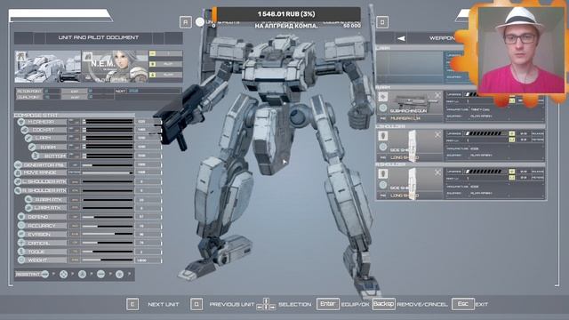 DUAL GEAR. Почти Front Mission. Первый взгляд. смотреть онлайн