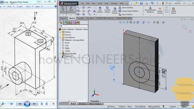 SolidWorks Beginners|Exercise 25|Practice session смотреть онлайн