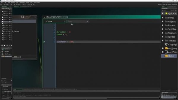 Slime jumper [Game Maker Studio 2 | Enemy Ai]