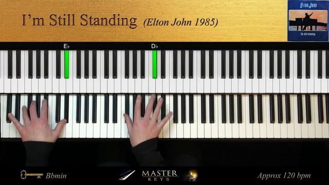 I'm Still Standing - ELTON JOHN 1983 Piano Cover with Lead Vocal смотреть онлайн