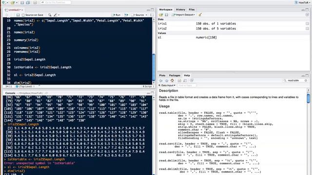 Reading in, Accessing, and Summarizing Data in R смотреть онлайн
