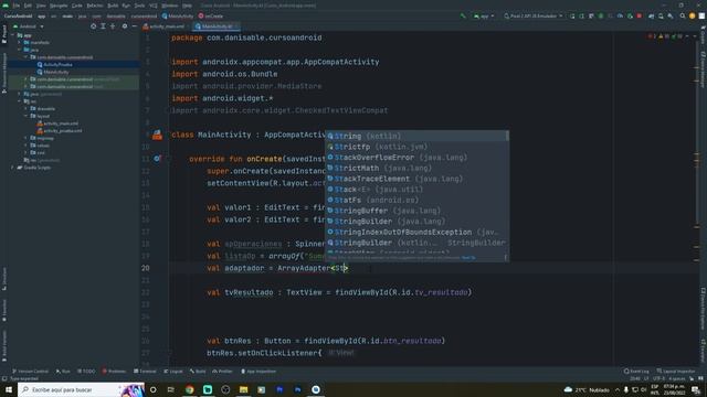 Android desde cero hasta avanzado! | Spinner | Parte #20 смотреть онлайн