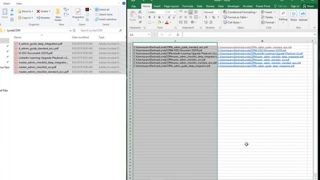 Listing Filenames From A Folder And Creating Hyperlinks In Windows and Mac Excel смотреть онлайн