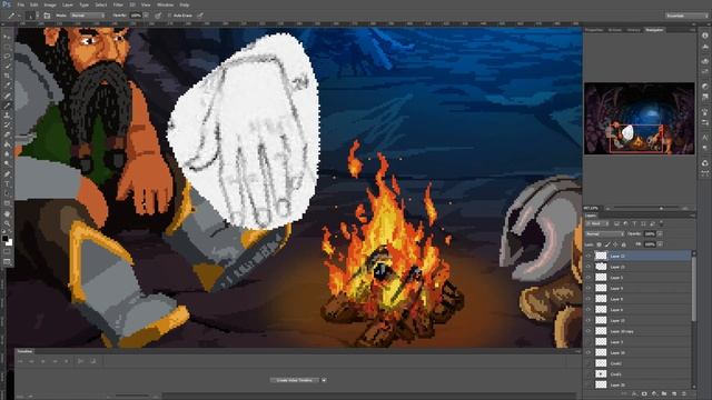PixelArt. Gamedev. Рисуем промо арт для своей игры смотреть онлайн