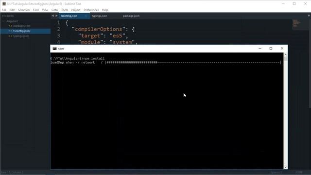Angular 2 Tutorial 3: Sublime Text + TypeScript (Hello World) смотреть онлайн