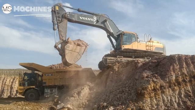 Volvo Excavator Operator Training | Volvo Ec750el Excavator | Tata Hitachi Excavator 1200