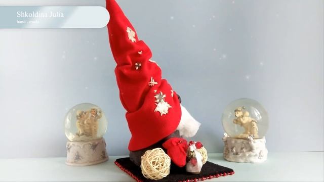 Скандинавские гномы своими руками. Украшаем дом к новому году. Яркие акценты в вашем интерьере. смотреть онлайн