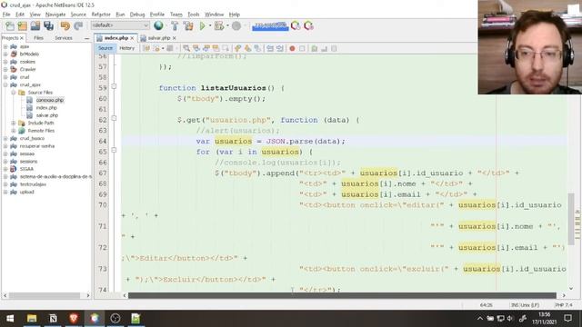 CRUD com JQuery e Ajax смотреть онлайн