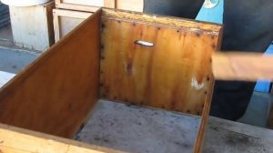 на пасеке у Миленина. кассета многоматочного улья