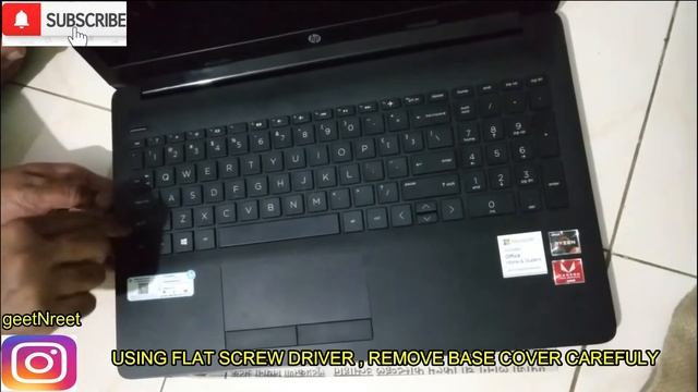 How to install 8gb DDR4 Ram on Hp 15-db1069au Laptop? #ramupgrade. смотреть онлайн