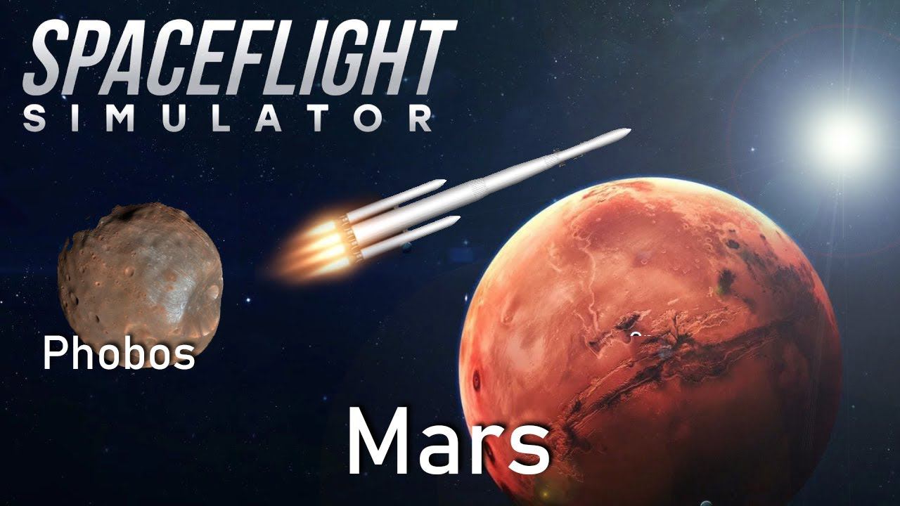 Mission On Phobos And Mars #mars #phobos #flightsimulator #spaceexploration