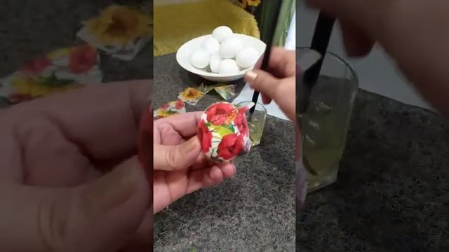ЯЙЦА ДЕКУПАЖ из салфетки яйца Пасхальные за 5 минут без покраски быстро красиво смотреть онлайн
