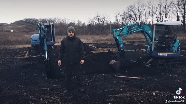 Копка ленточного фундамента смотреть онлайн