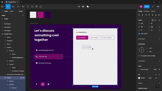 UI Design in Figma | Contact Form смотреть онлайн