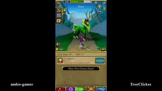 EverClicker (by KingsIsle Entertainment, Inc) - casual game for android - gameplay. смотреть онлайн