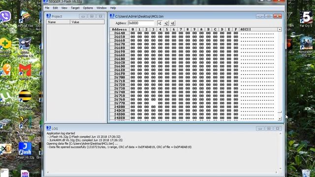 Конвертация Bin в Hex при помощи J-Flash смотреть онлайн