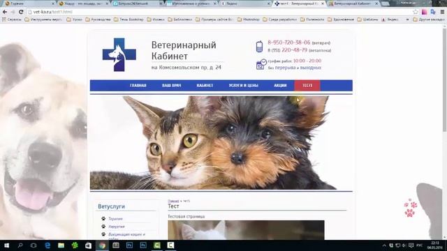 Обучение работе с веб-сайтом 