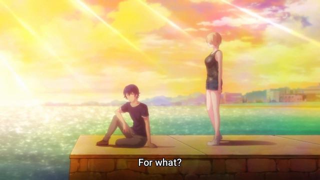 Akane bath/squeeze joke/beach scene | Megami no Café Terrace | Ep 7 смотреть онлайн