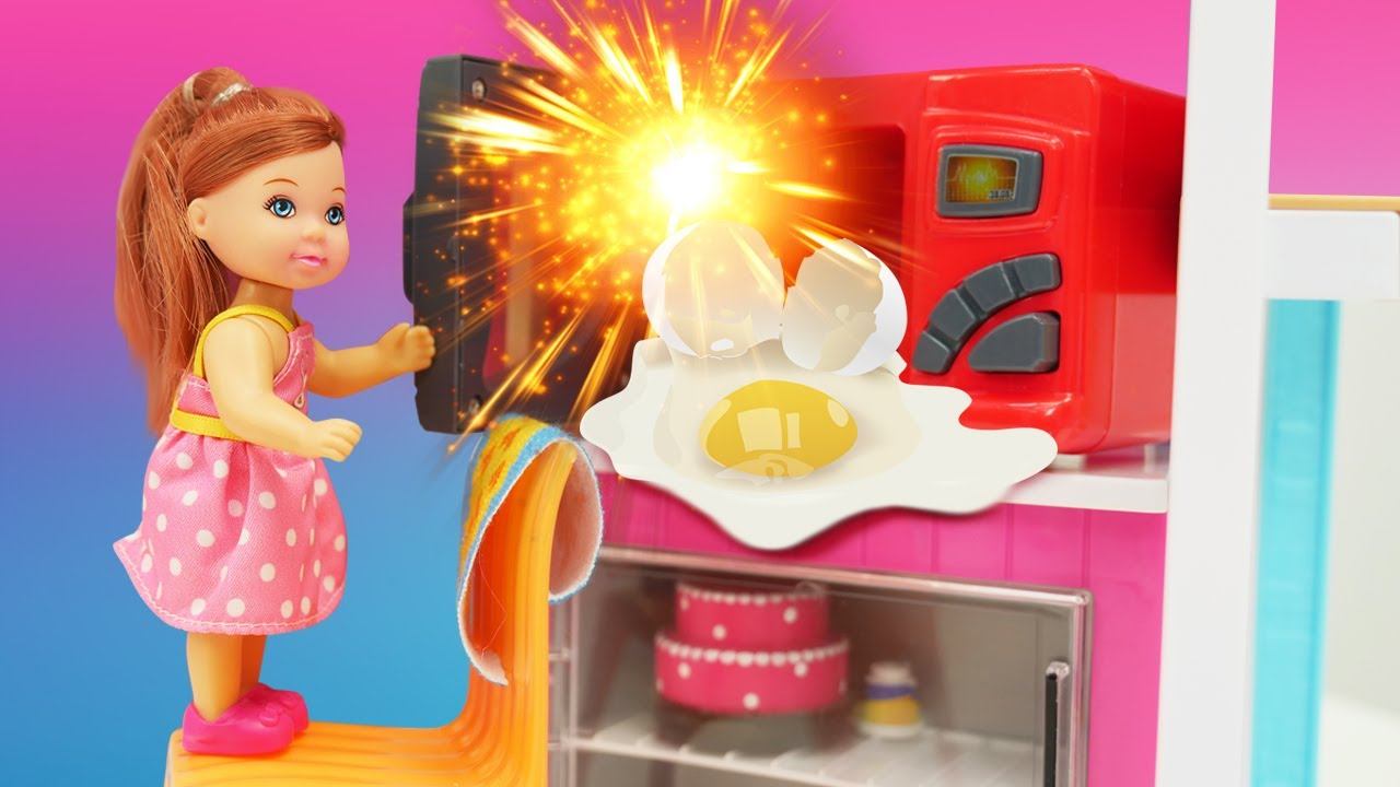 Смешные Барби видео для девочек - Штеффи готовит завтрак смотреть онлайн