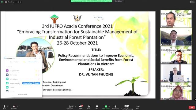3rd IUFRO Acacia Webinar 2021 смотреть онлайн