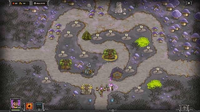 Kingdom Rush Walkthrough | Steam Version | BONUS Level | Fungual Forest | 3 Stars | NEW Patch | HD смотреть онлайн
