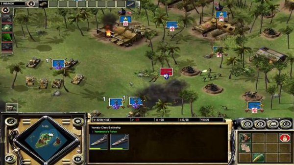 Axis and Allies(2004) Easy Axis Playthrough | Assault on Midway