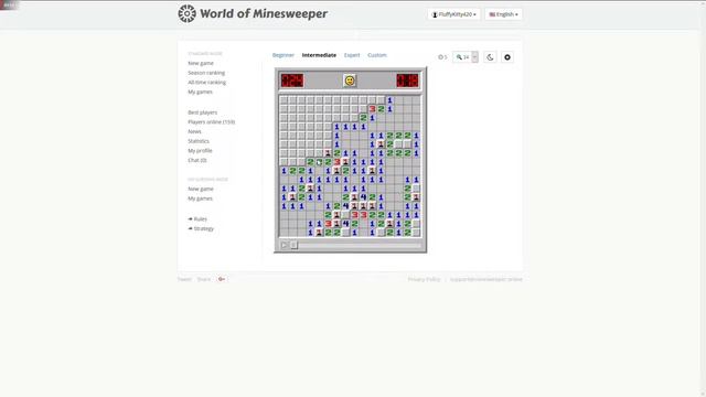 Minesweeper Int Flag 34.8 s смотреть онлайн