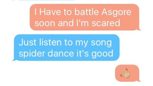 If Muffet and Frisk text from undertale смотреть онлайн