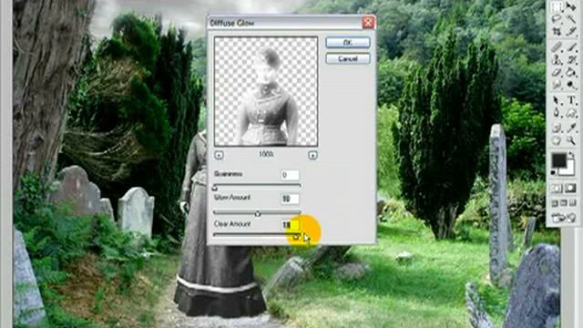 создаем призрака в фотошопе.MP4