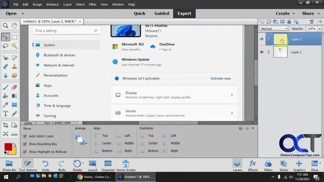How to Draw a Box Without a Fill in Adobe Photoshop Elements смотреть онлайн
