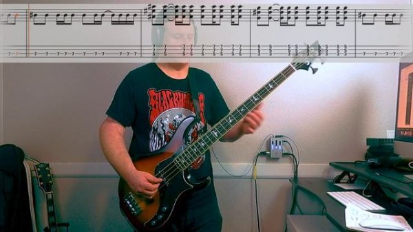 Bass Lesson + Bass TAB // Ace Of Spades by Motorhead