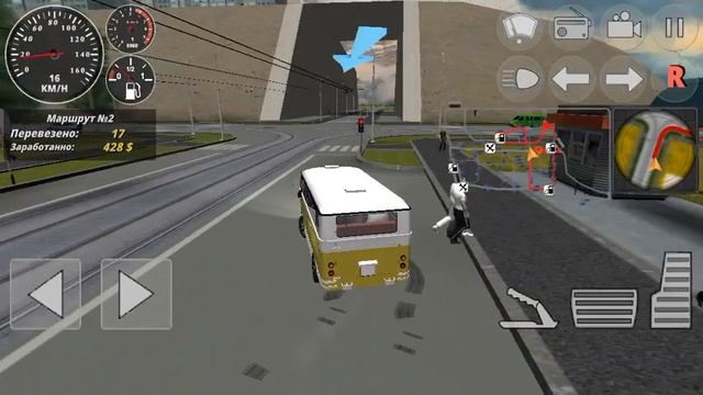 Симулятор маршрутки 3D, еду на старой маршрутке на заработки, как я ездил на старой маршрутке смотреть онлайн