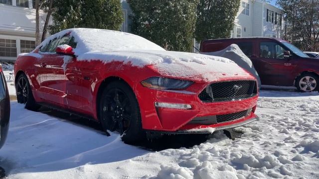 2019 Mustang GT | Can You Daily Drive in Winter/Snow? смотреть онлайн
