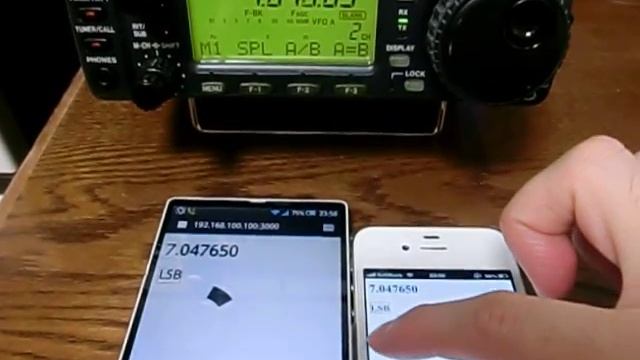 Controling a ham radio transceiver from node.js смотреть онлайн