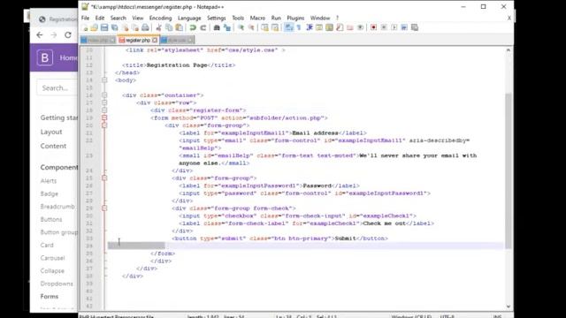 Part 1 -How to create registration form like Messenger using bootstrap смотреть онлайн