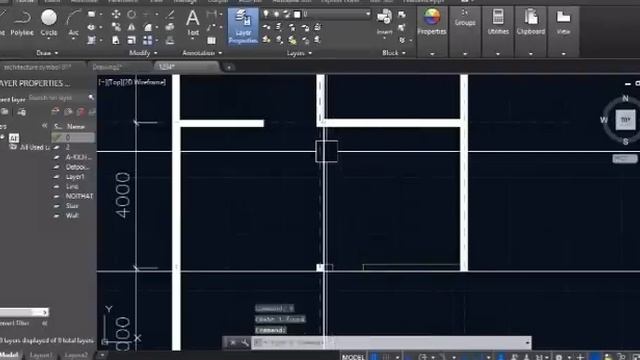 Foundation Of House Drawing By Using The Autocad Program (Lesson 2) смотреть онлайн