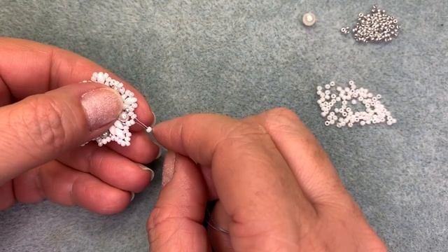Snowflake, Beaded Christmas Star ⭐️ #beadedstar #beadedchristmasstar