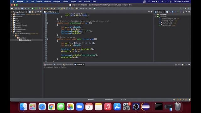 Program to implement Quick Sort using Java | Programming | Coding смотреть онлайн