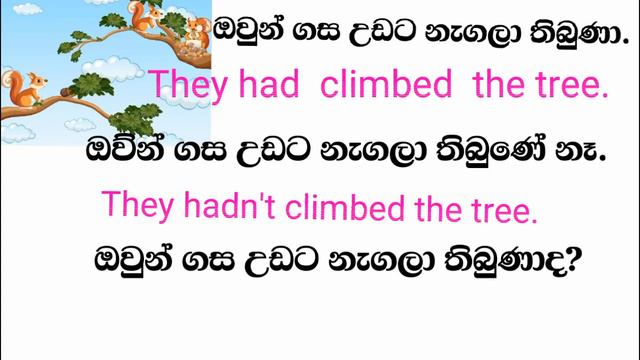 Past Perfect Tense |Sinhala & English |Tenses| смотреть онлайн